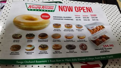 krispy kreme donuts price list south africa